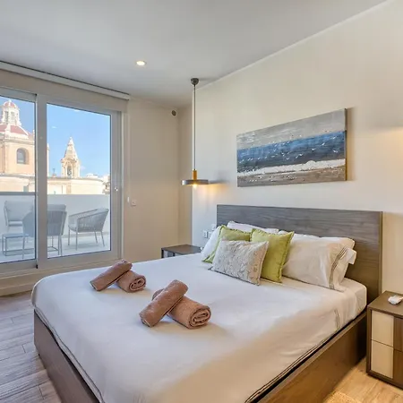 Stella Maris - 'star Of The Sea' Penthouse-sliema Apartmán *