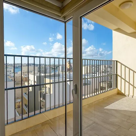 Stella Maris - 'star Of The Sea' Penthouse-sliema Lägenhet