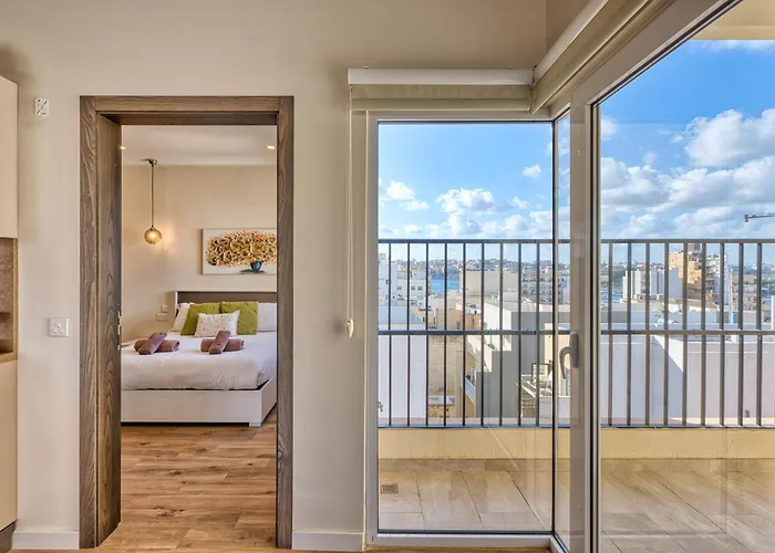 아파트 Stella Maris - 'star Of The Sea' Penthouse-sliema