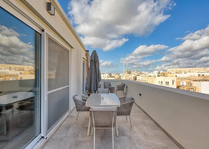 아파트 Stella Maris - 'star Of The Sea' Penthouse-sliema *